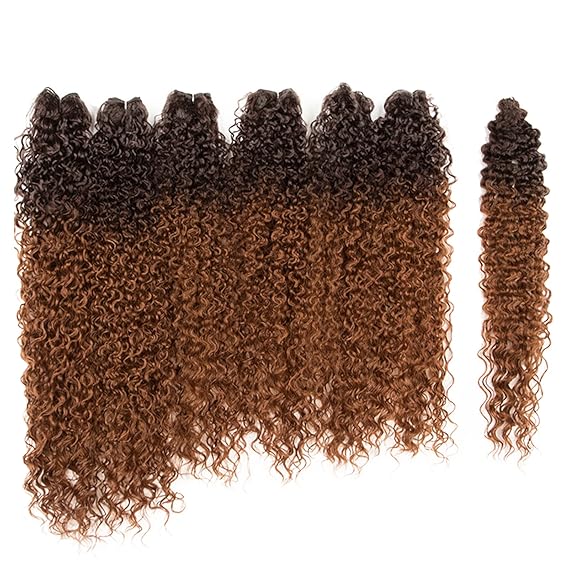 KINKY CURLY SYNTHETIC HAIR BUNDLES