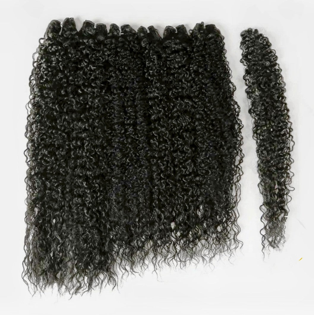 KINKY CURLY SYNTHETIC HAIR BUNDLES