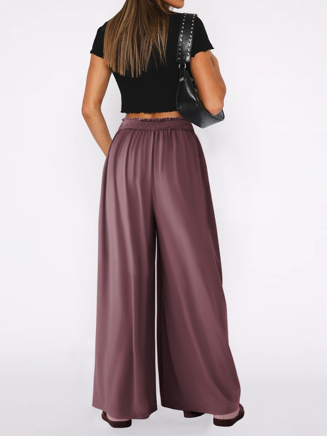 High Waist Wide Leg Pants