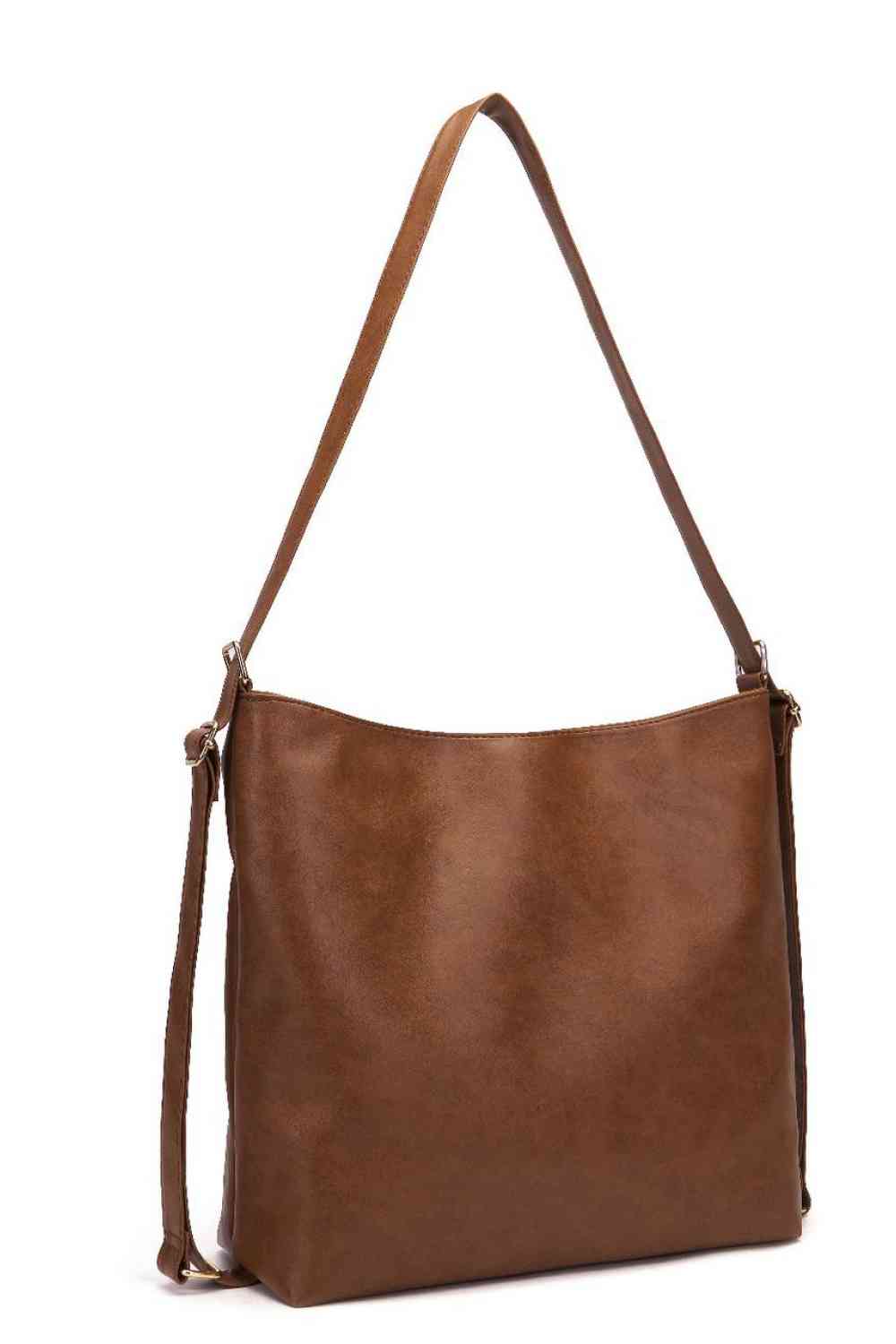 Nova-Large PU Leather Crossbody Bag