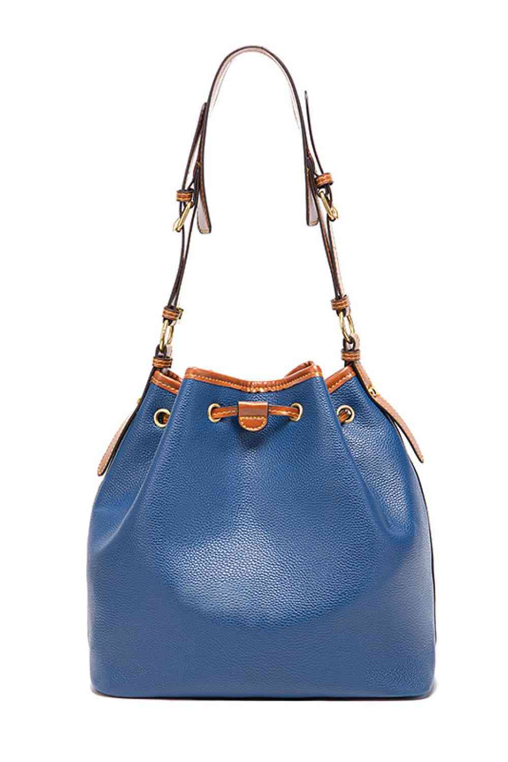 Mia-PU Drawstring Bucket Bag