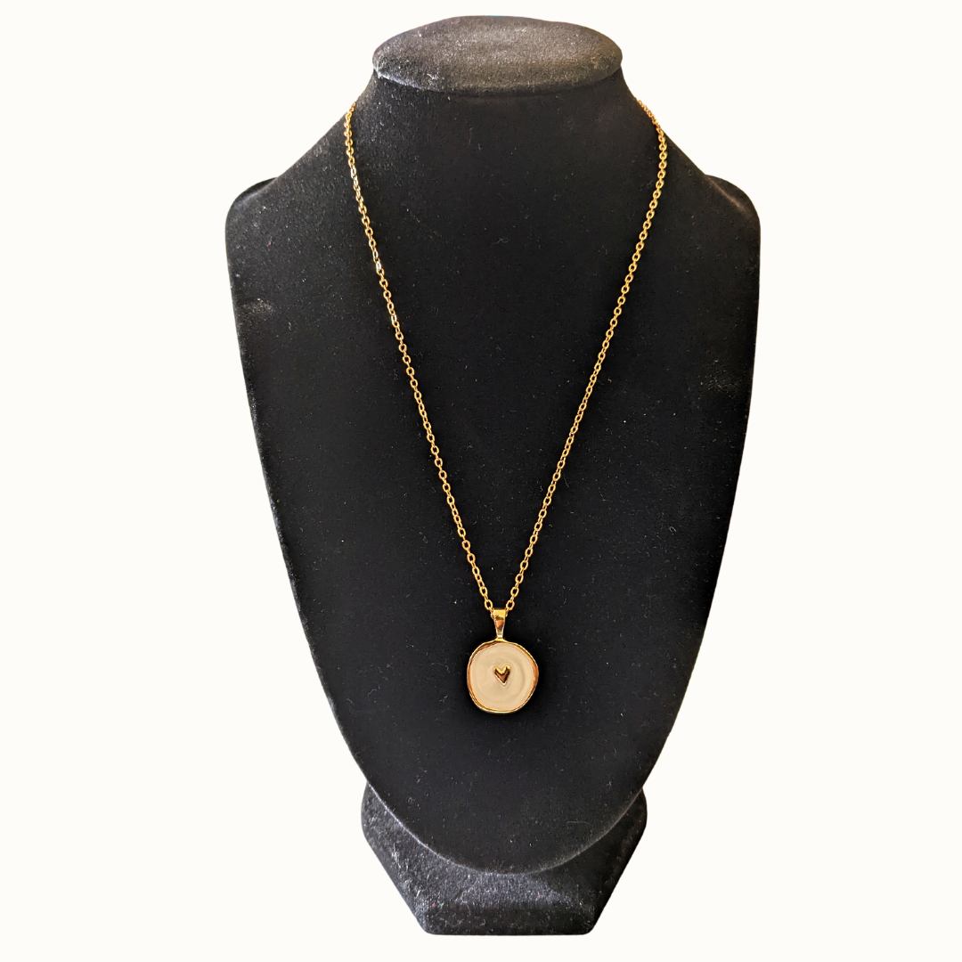 FASHION CHAIN OIL DRIP GOLD MOON STAR ALLOY NECKLACE