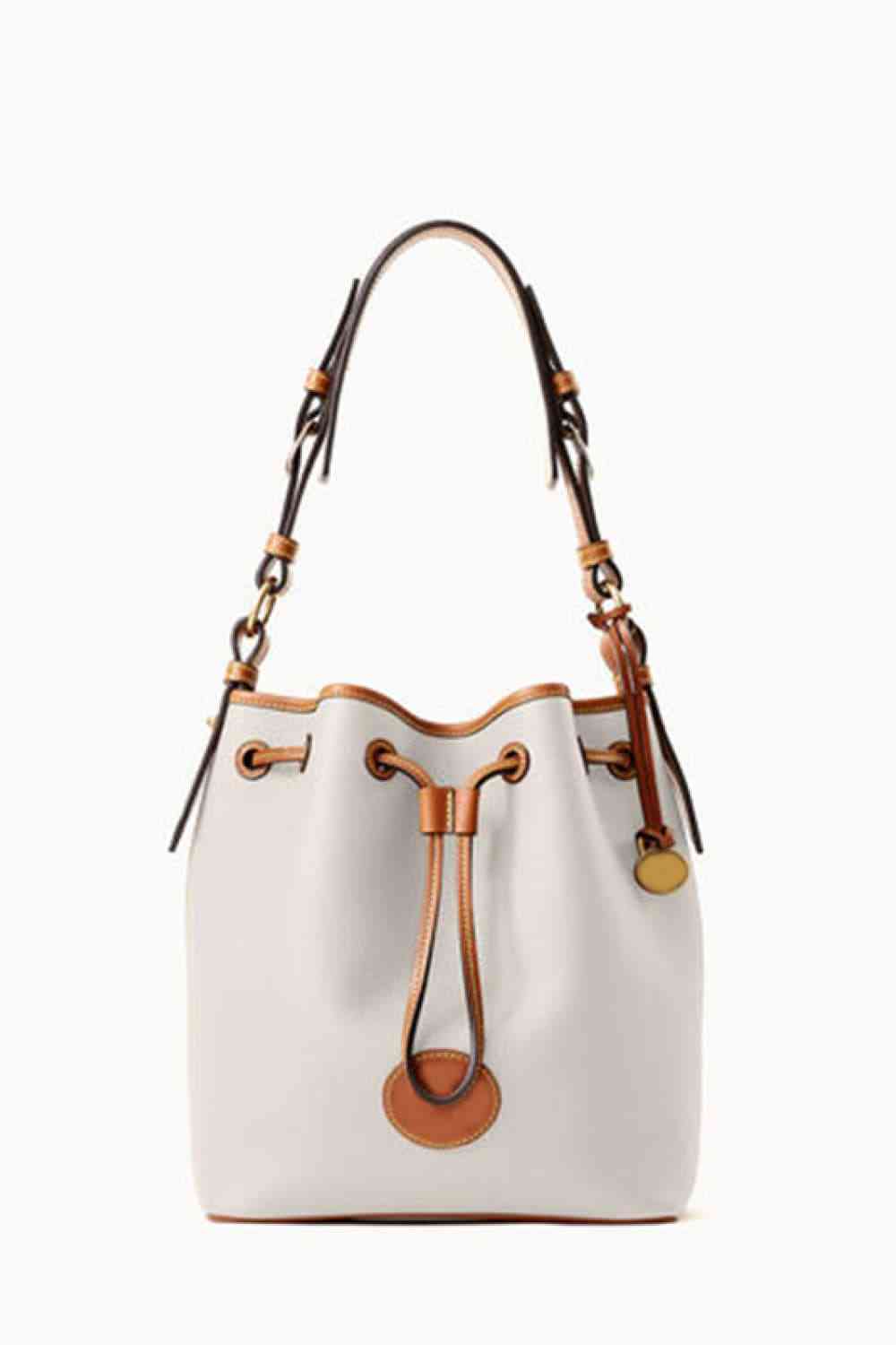 Mia-PU Drawstring Bucket Bag