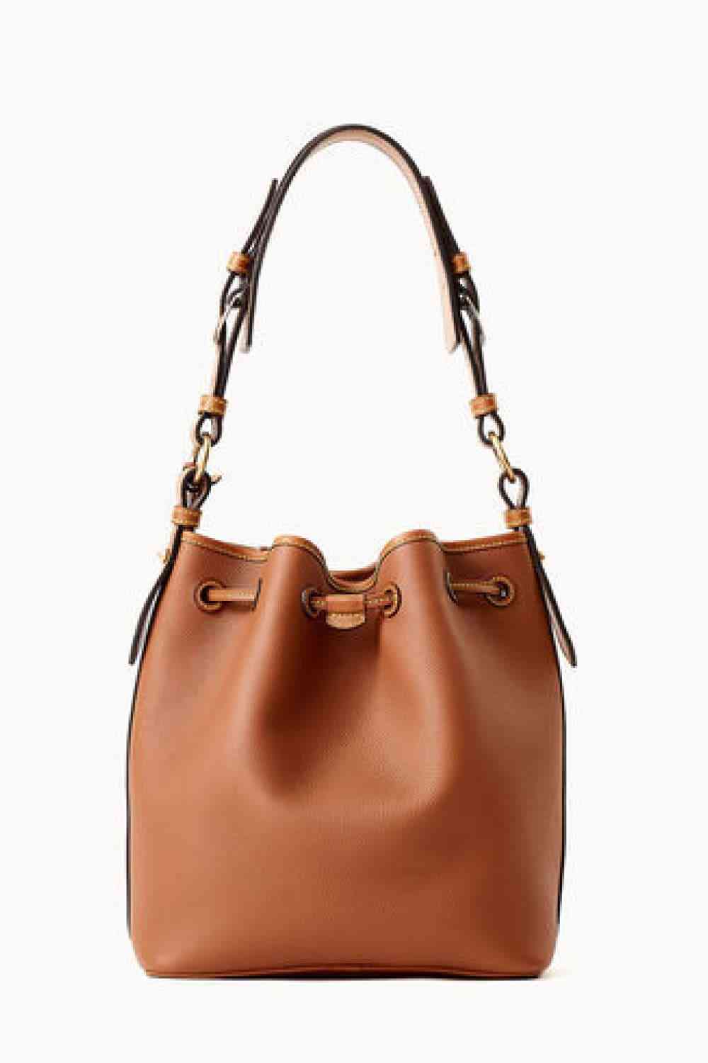 Mia-PU Drawstring Bucket Bag